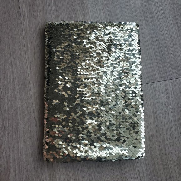 Other - Gold to Silver Sequin color change notebook 80 sheets